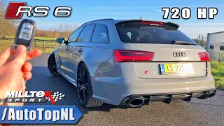 720HP AUDI RS6 PERFORMANCE | REVIEW POV on AUTOBAHN (NO SPEED LIMIT) by AutoTopNL