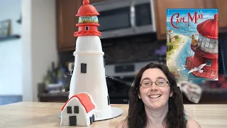 How To Make A LIGHTHOUSE Cake From Cape May | Board Game Bakes