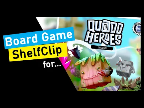 ShelfClips: Quodd Heroes 2nd Edition (Short Board Game Preview)