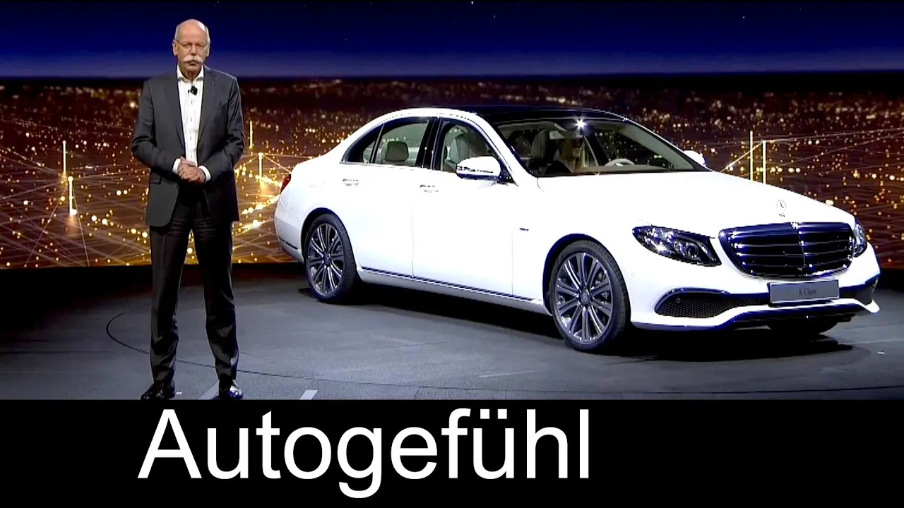 World Premiere all-new Mercedes E-Class Presentation NAIAS Detroit neue E-Klasse 2017