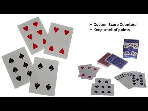 Euchre Playing Cards Video 1 Deck