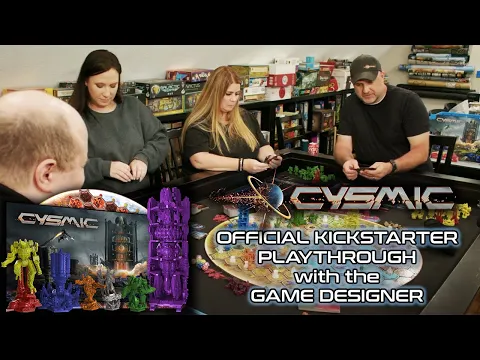 Cysmic Official Playthrough with the Designer - Coming Soon to Kickstarter!
