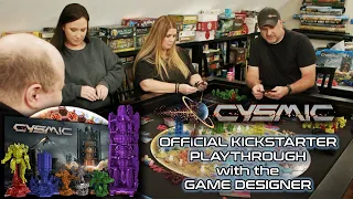 Cysmic Official Playthrough with the Designer - Coming Soon to Kickstarter!
