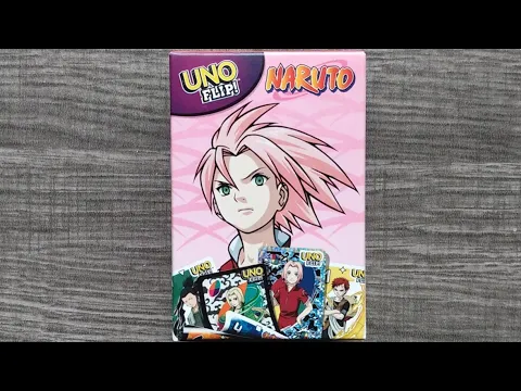 McDonald's UNO Flip! Naruto Card Game 2026 McDonald’s Mini