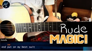 Como tocar RUDE Magic En Guitarra Acustica FACIL Principiantes Christianvib