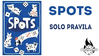 Spots - Solo pravila (porodična igra kockicama za 1-4 igrača)