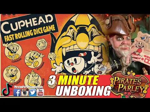 Cuphead: Fast Rolling Dice Game UNBOXING!