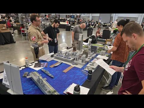 Polyversal at Richmond Open 2025 - Andy Rucker's 12'x4' City Assault Game in 6mm