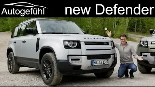 all-new Land Rover Defender FULL REVIEW onroad offroad P400 vs D240 comparison L663 115 2020