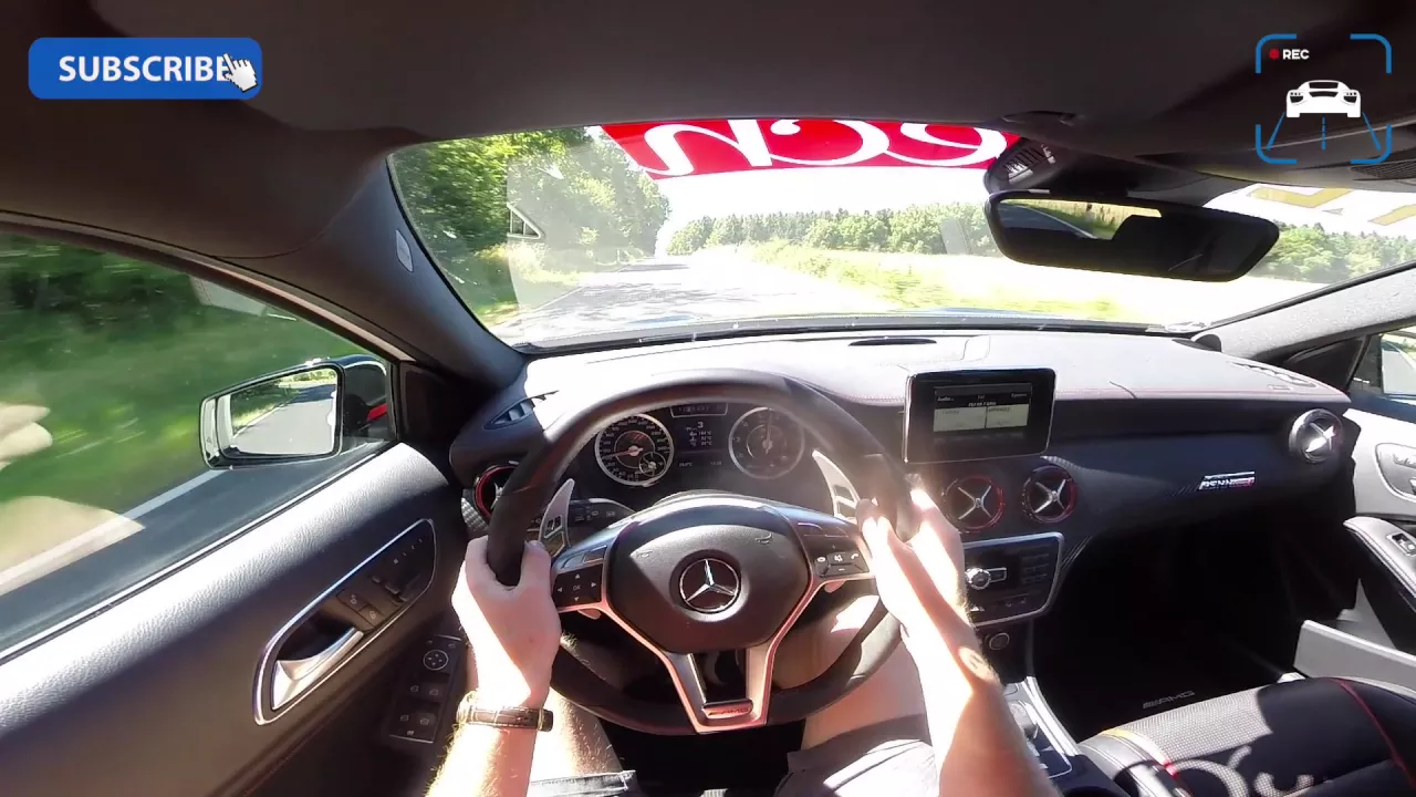 Mercedes A45 AMG Renntech 430 HP LOUD! Acceleration POV Drive