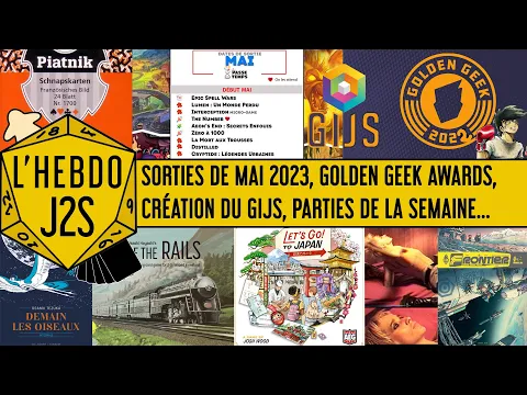 L'Hebdo #J2S du 03/05/2023 - Golden Geek Awards, GIJS, sorties de mai 2023, Let's Go! To Japan