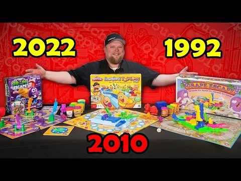 The Evolution of The Grape Escape Retro Board Game Review - Parker Brothers (1992) vs. Hasbro (2022)