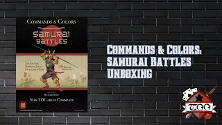 Commands & Colors: Samurai Battles Unboxing | GMT Games Samurai Wargame Full Contents Revealed