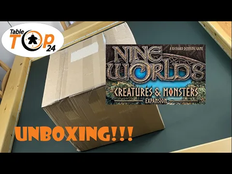 Nine Worlds - Creatures and Monsters Unboxing - Tabletop24