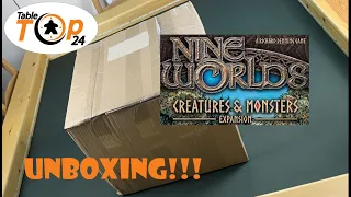 Nine Worlds - Creatures and Monsters Unboxing - Tabletop24