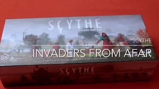 Scythe - Invaders from Afar : zajrzyjmy do pudełka