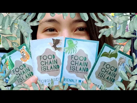 Food Chain Island | Solo Board Game PaRTy!!! (Playthrough and Review/ Tutorial, yup!)