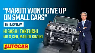 Q&A with Maruti Suzuki's MD Hisashi Takeuchi: Doubling sales, EV plans and more | @autocarindia1