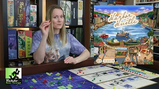Harbor Hustle Engine Build to make money in this very thematic game