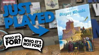 We Just Played Stupor Mundi - A Tense Euro for Everyone?