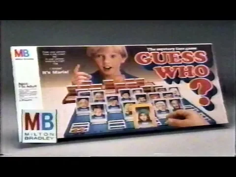 Guess Who Board Game Commercial 1989