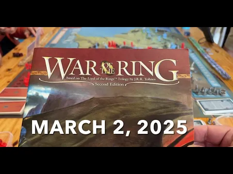 War Of The Ring Board Game | Timelapse