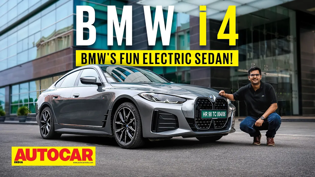 2022 BMW i4 review - The electric BMW sedan is FUN! | First Drive | Autocar India
