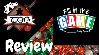 Fill in the Game Card Game Review