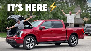 It's Here! The Electric F-150 Lightning Arrived For All The Testing - What Do You Want To See?