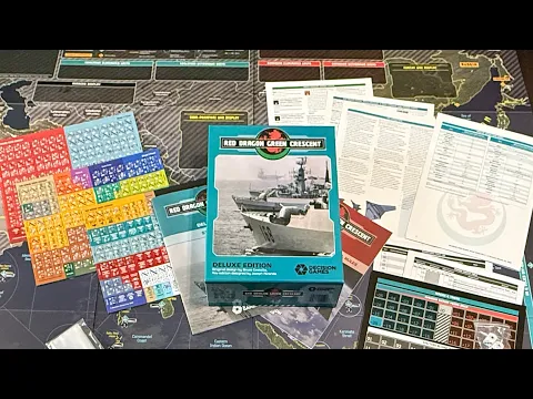 Red Dragon Green Crescent (Decision Games) - Unbox & Timely Look