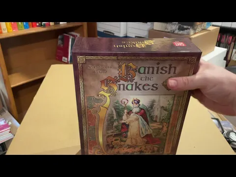Unboxing Banish the Snakes from GMT Games