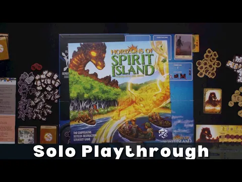 Horizons of Spirit Island Solo Playthrough (Rising Heat of Stone and Sand)
