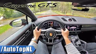 2021 Porsche Cayenne GTS 4.0 V8 POV Test Drive by AutoTopNL