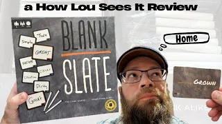 Blank Slate Game Review