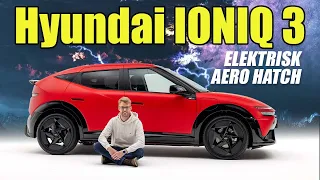 Premiär: Hyundai IONIQ 3 – eldriven "aero hatch"
