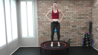 Day 2 preview: Health Bounce: Proper Form + Technique beginner rebounding workout