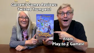 Place Tiles & Make a CRAZY Instrument: Garrett's Games Reviews Twisted Trumpets from Play to Z Games