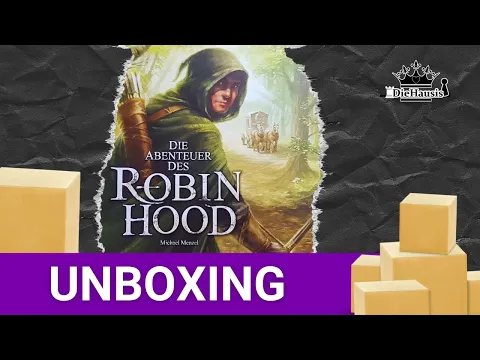 Unboxing | Die Abendteuer des Robin Hood (Brettspiel von KOSMOS) Michael Menzel 2021