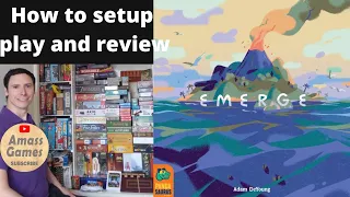 Emerge #howtoplay #review #boardgame #tabletop AmassGames #games #bgg #board #game