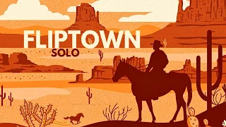 Fliptown | Solo Board Game Tutorial and Playthrough