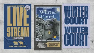Winter Court - 2p Teaching & Play-through by Heavy Cardboard