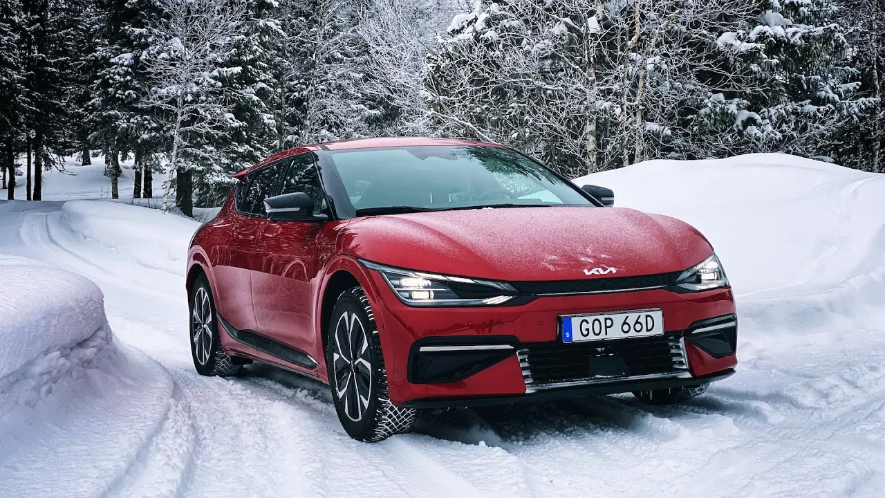 Provkörning: Kia EV6 – vintertest av elbil Stockholm till Åre (ENG SUB)