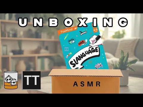 Slanguage - Satisfying ASMR Board Game Unboxing