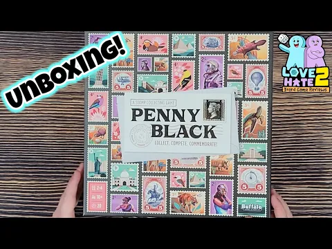Unboxing of Penny Black board game | @buffalogamesinc| Love 2 Hate #boardgames Reviews