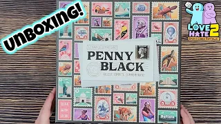 Unboxing of Penny Black board game | @buffalogamesinc| Love 2 Hate #boardgames Reviews