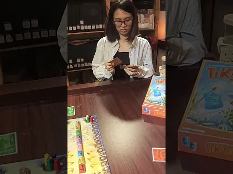 Tiki Topple #boardgame #boardgamelife #推倒提基