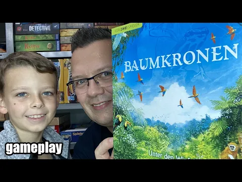 Baumkronen (Kosmos) gameplay - 2er Kartenspiel mit Ökosystem Regenwald ab 10 Jahren