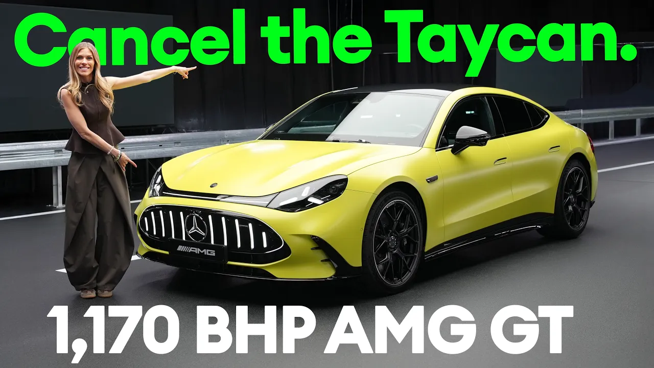 Triple Motors, 1,184HP & Fake Gearshifts?! AMG GT EV First Look