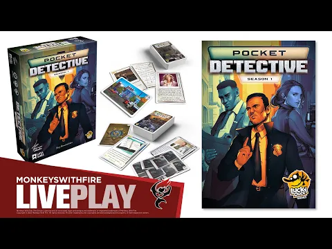 POCKET DETECTIVE: SEASON 1 - LUCKY DUCK GAMES | BOARD GAME LIVE PLAY |