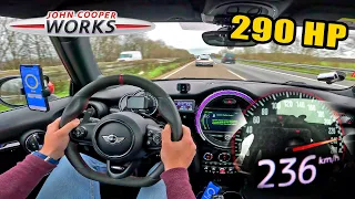 290HP MINI JCW PRO is a POCKET ROCKET on the AUTOBAHN!